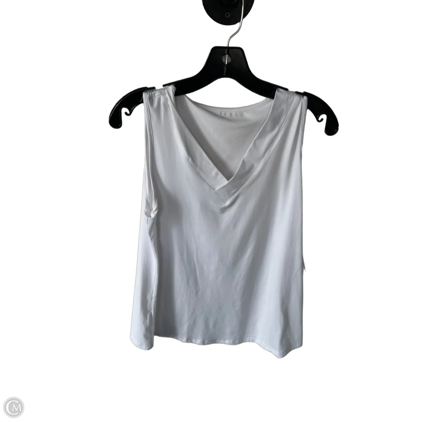 Top Sleeveless Basic By Cme In White, Size: M