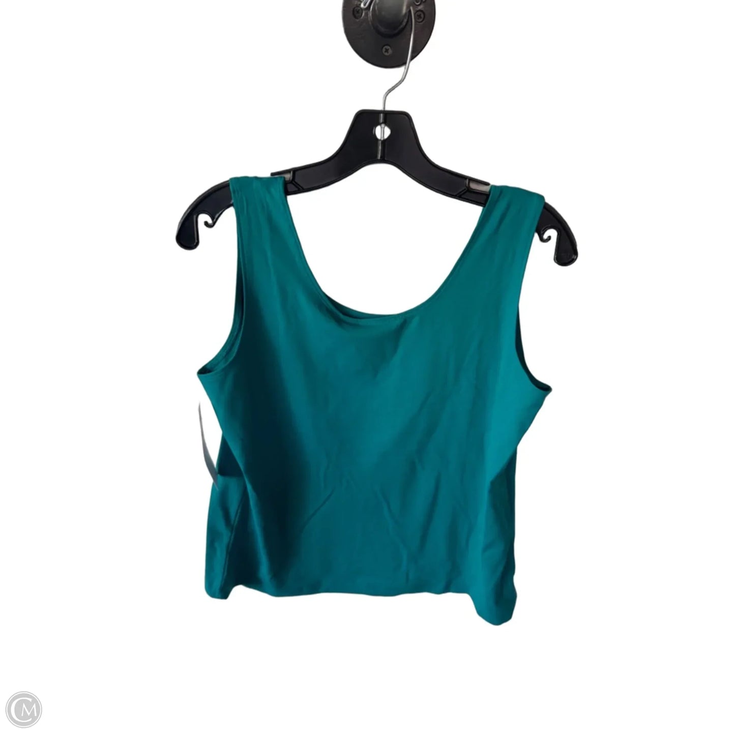 Top Sleeveless By Chicos In Teal, Size: L
