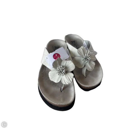 Sandals Flip Flops By Mephisto In White, Size: 5