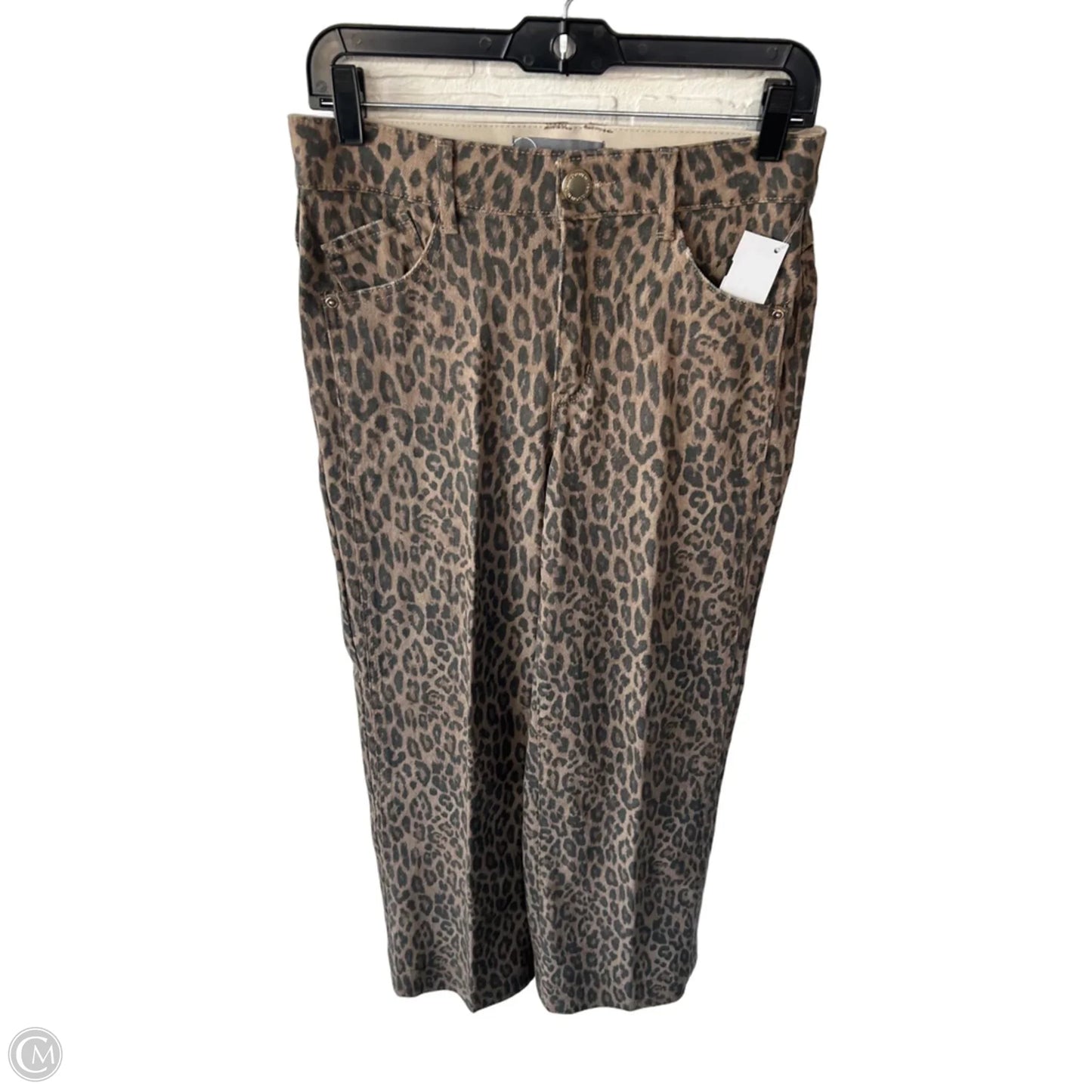 Jeans Wide Leg By Wit & Wisdom In Animal Print, Size: 0p