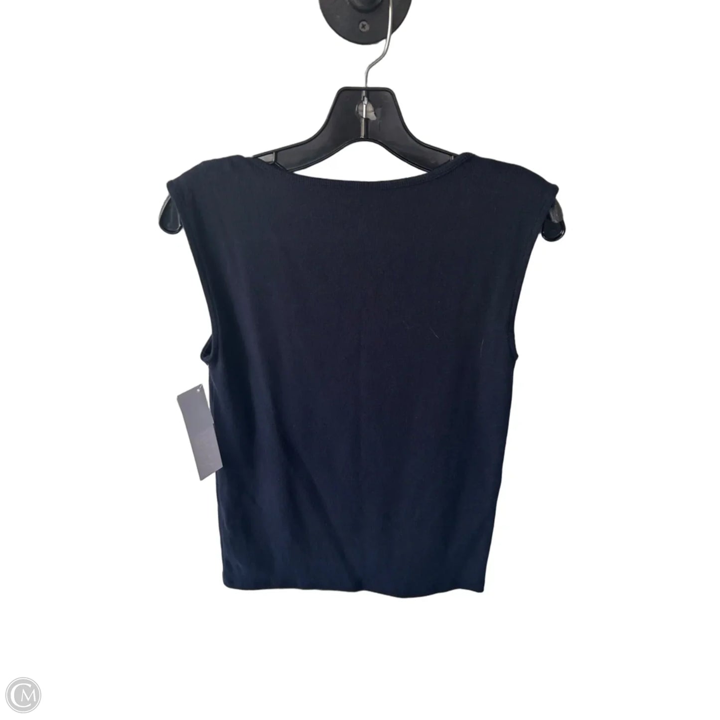 Top Sleeveless By Talbots In Navy, Size: M