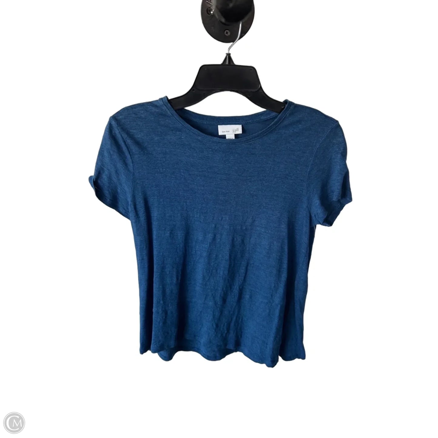 Top Short Sleeve Basic By J. Jill In Blue, Size: Xs