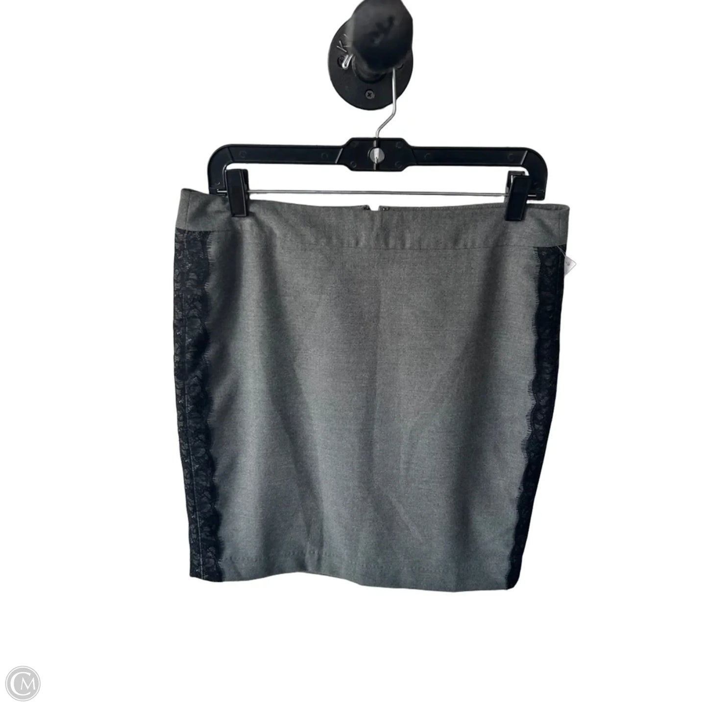 Skirt Mini & Short By Loft In Black & Grey, Size: 10p