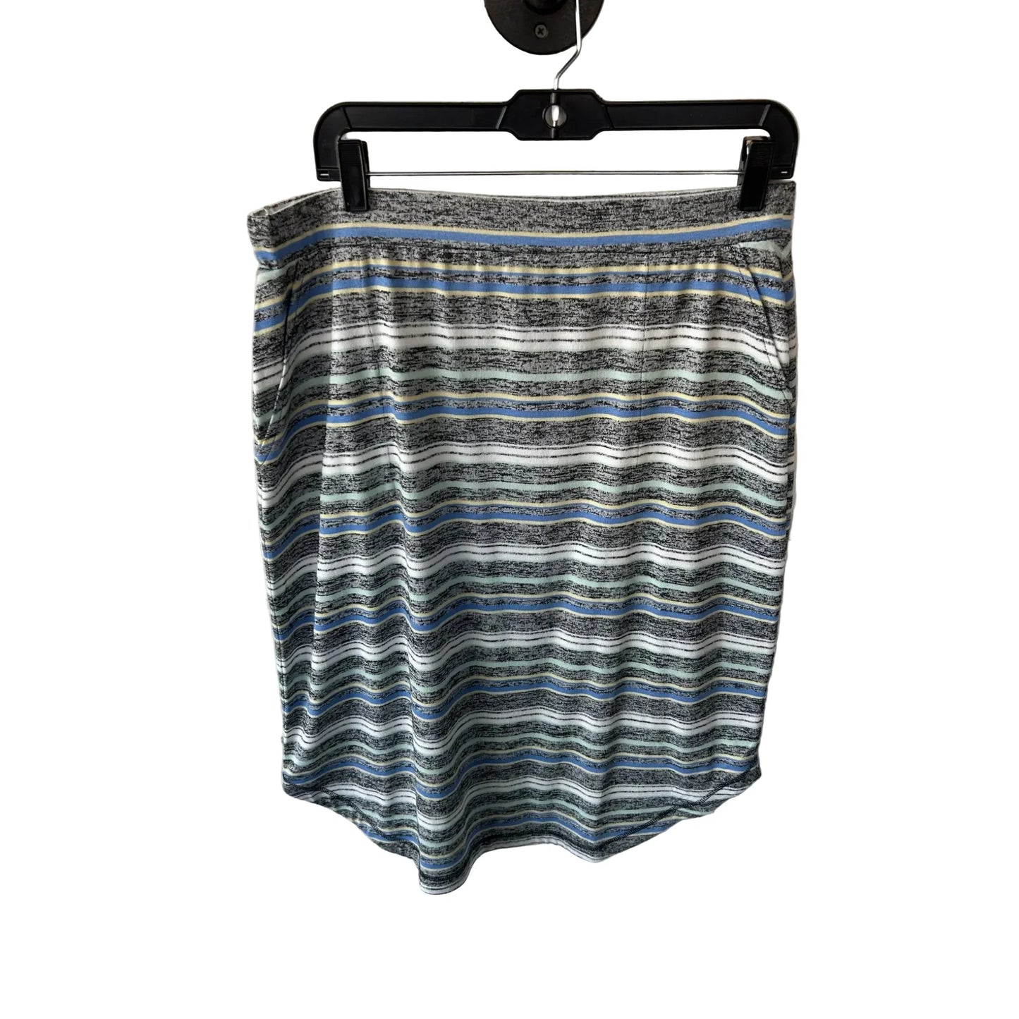 Skirt Midi By Talbots In Black & White, Size: L