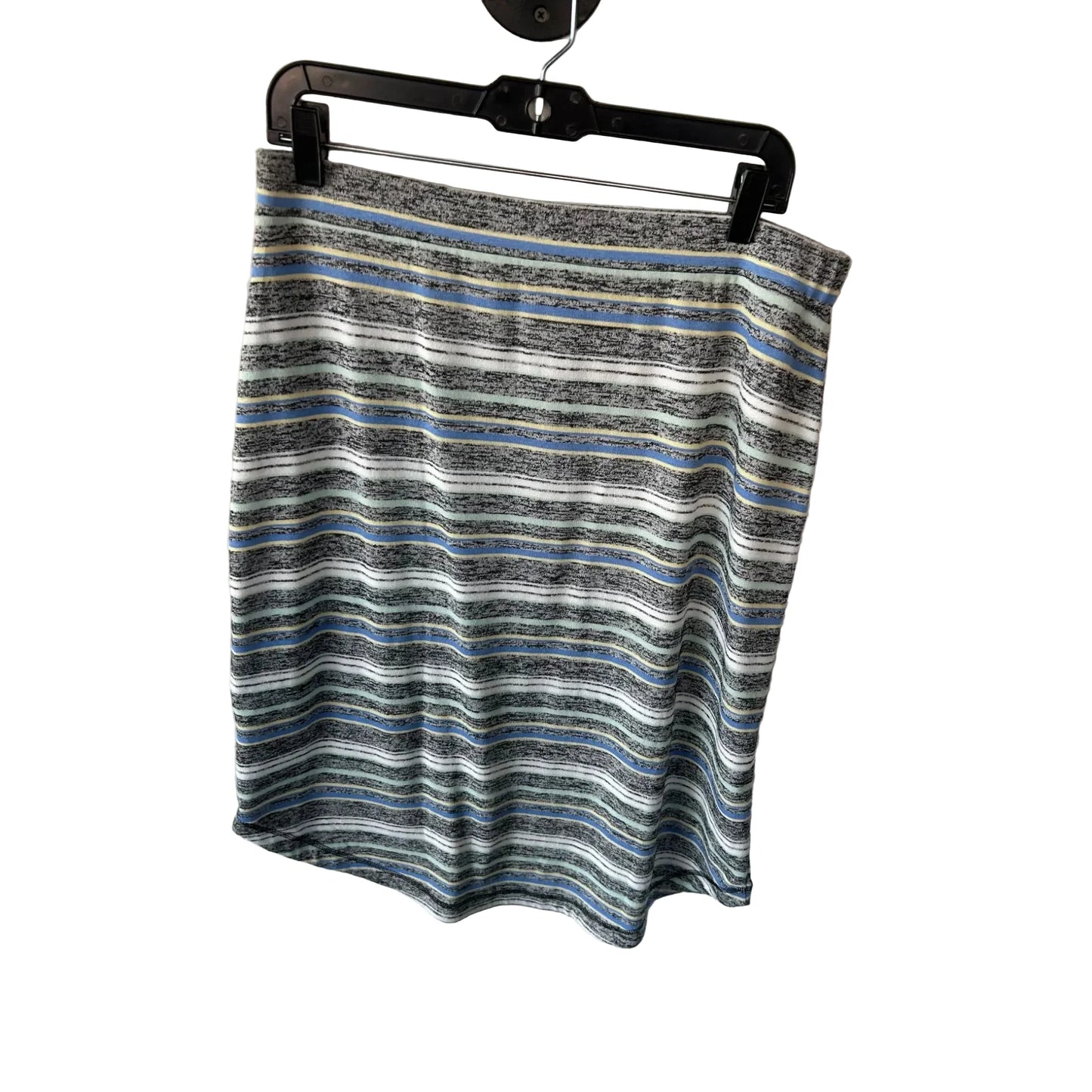 Skirt Midi By Talbots In Black & White, Size: L