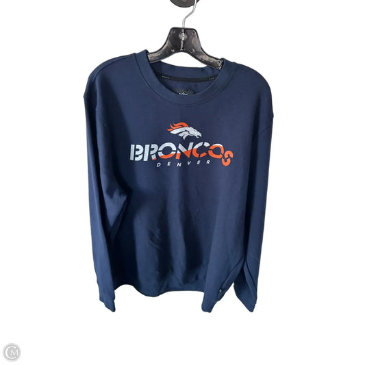 Sweatshirt Crewneck By Nfl In Blue & White, Size: Xl