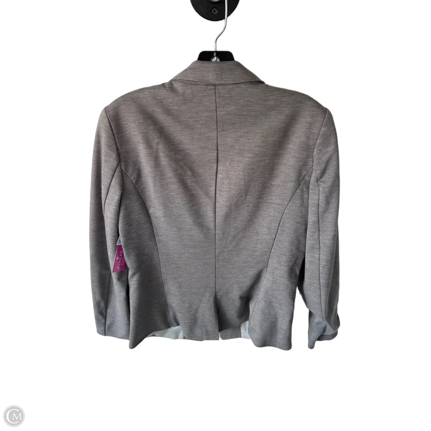 Blazer By H&m In Grey & Tan, Size: L