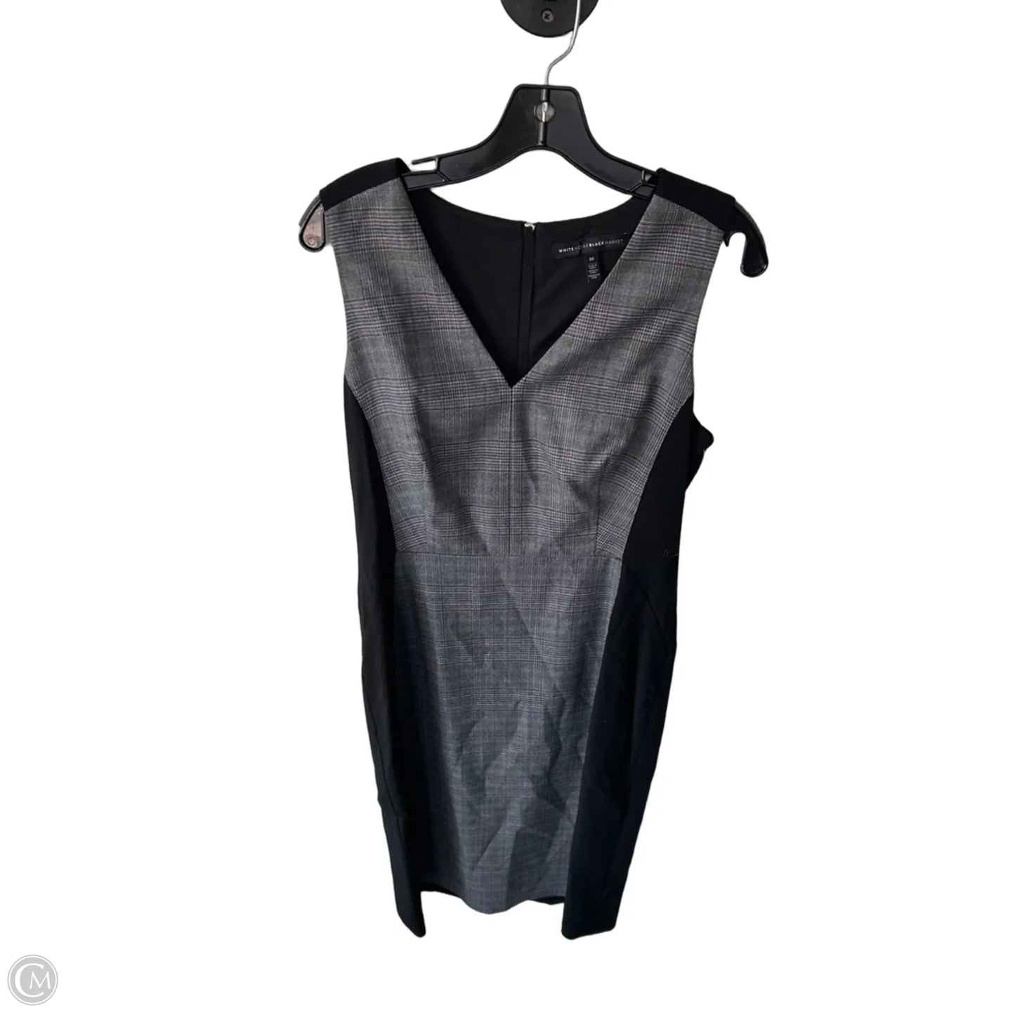 Dress Work By White House Black Market In Black & Grey, Size: M