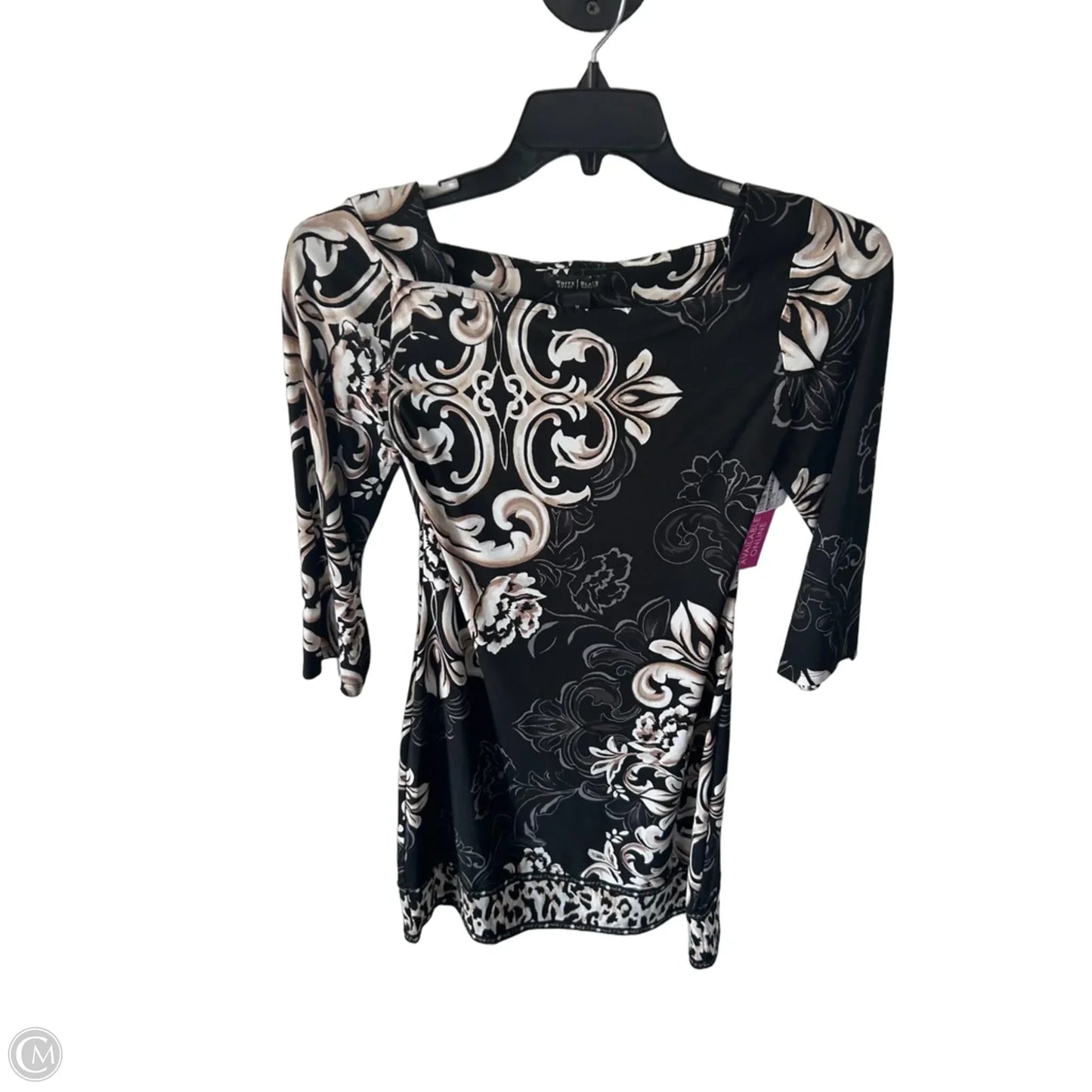 Dress Work By White House Black Market In Black & Tan, Size: M