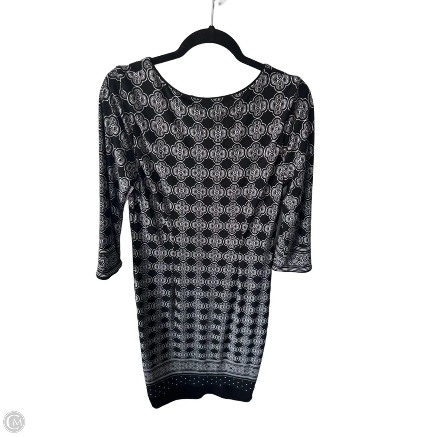 Dress Work By White House Black Market In Black & White, Size: M