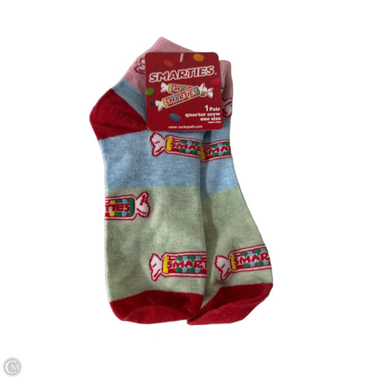 Socks By Clothes Mentor In Blue & Red, Size: Osfm