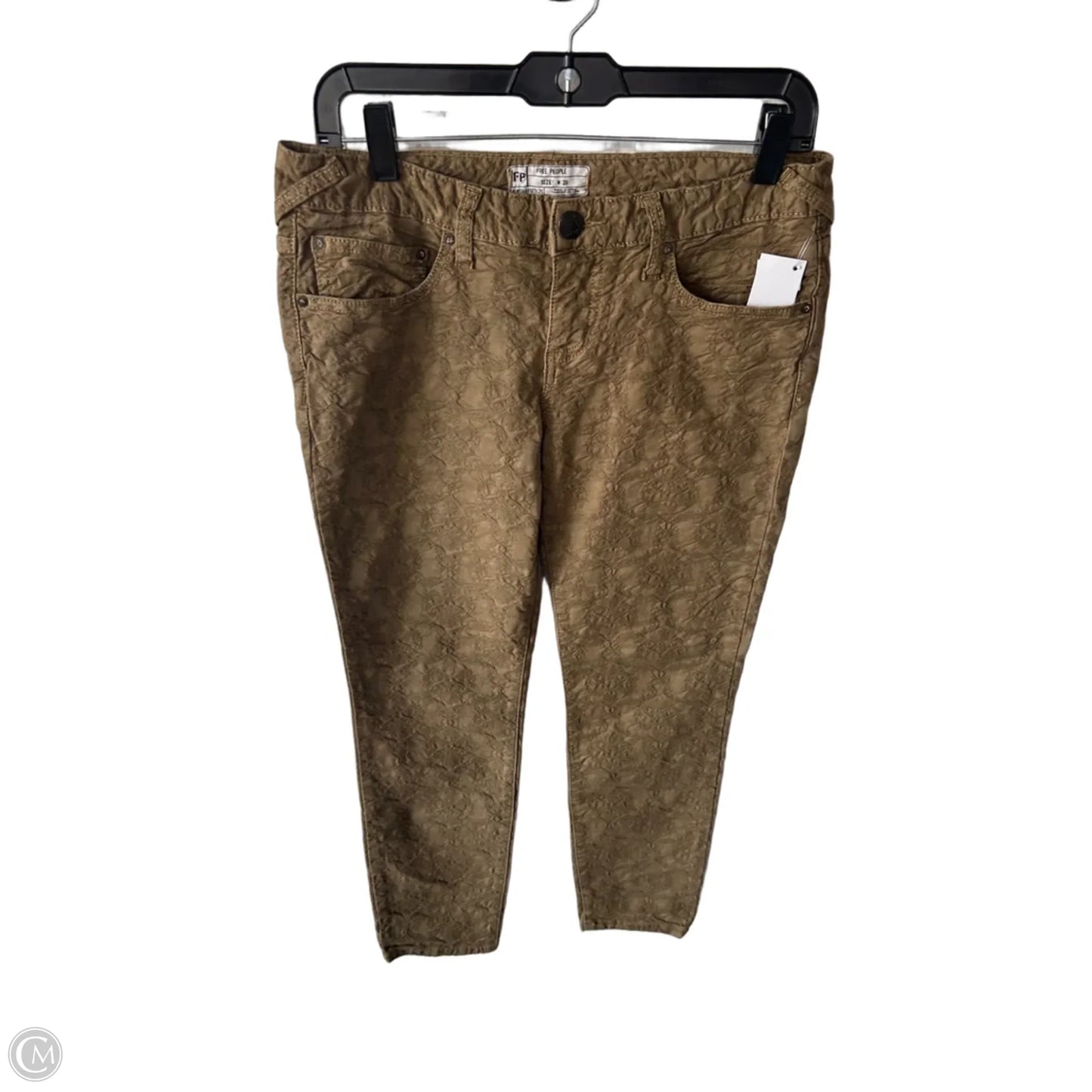Jeans Skinny By Free People In Brown, Size: 8