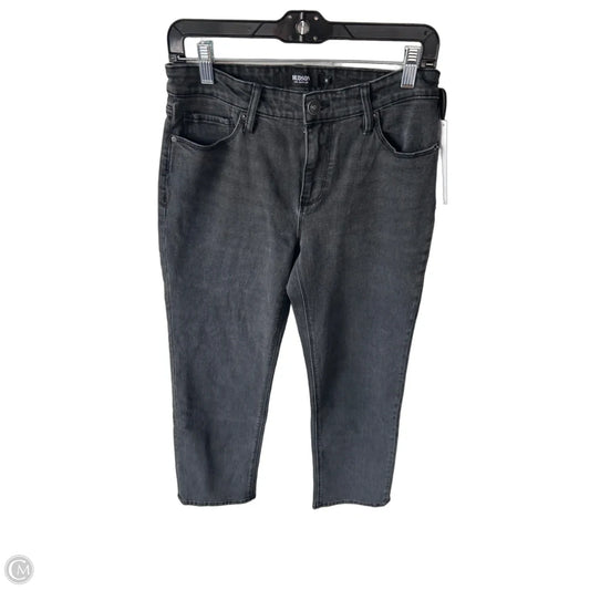 Jeans Straight By Hudson In Black Denim, Size: 6