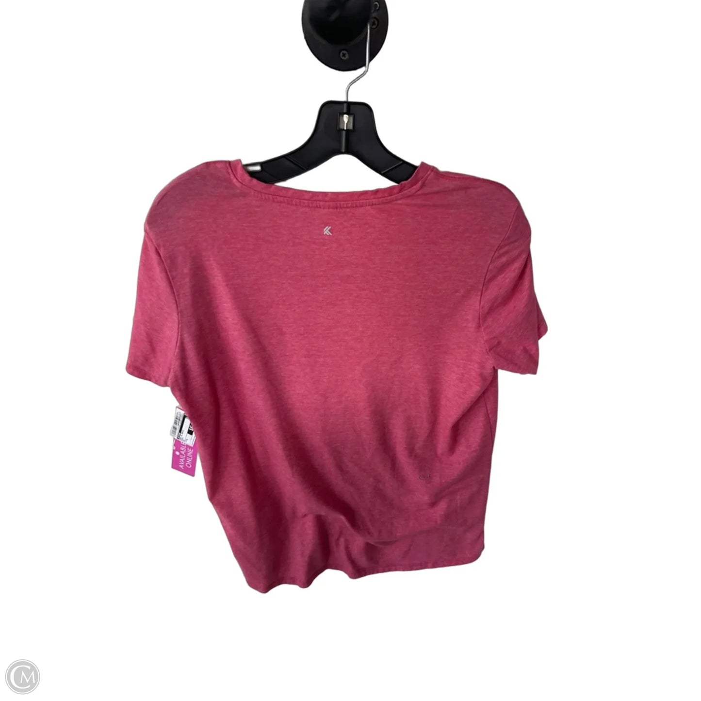 Top Short Sleeve Basic By Kyodan In Pink, Size: M