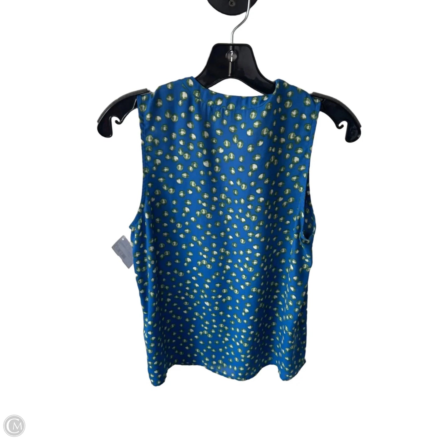 Blouse Sleeveless By Collective Concepts In Blue & Green, Size: S