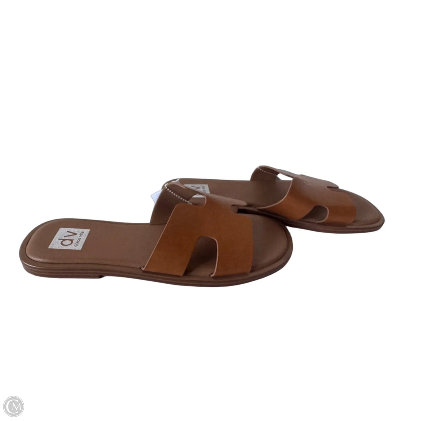 Sandals Flats By Dv In Brown, Size: 9