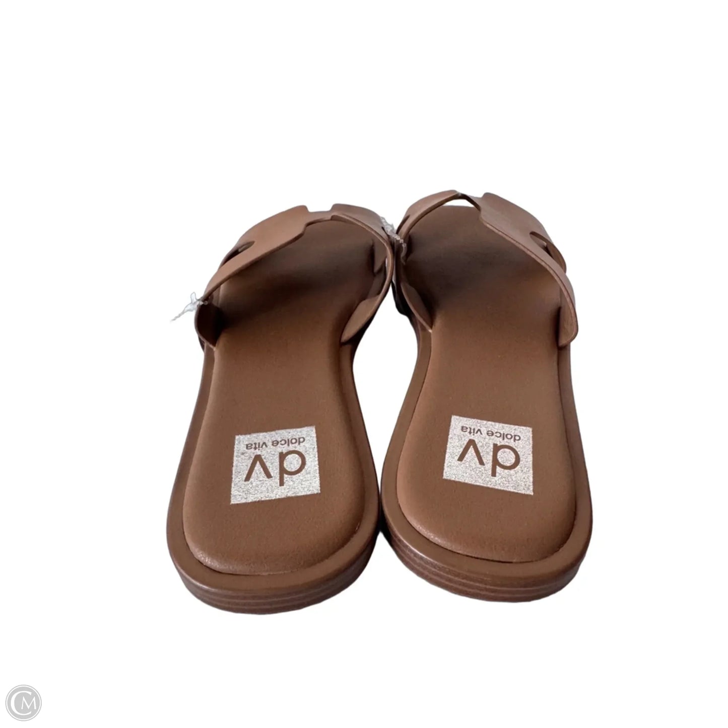 Sandals Flats By Dv In Brown, Size: 9