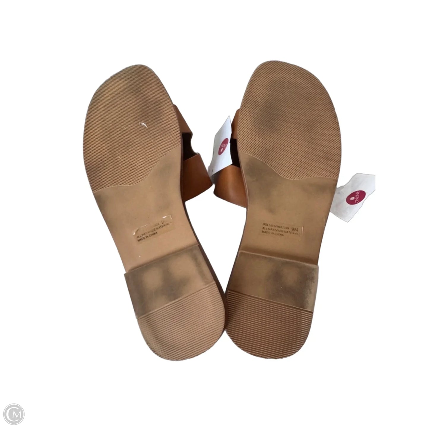 Sandals Flats By Dv In Brown, Size: 9