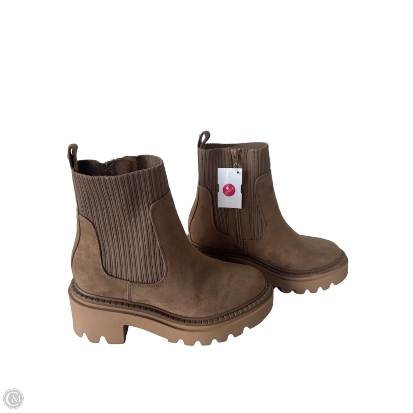 Boots Ankle Heels By Universal Thread In Brown, Size: 7