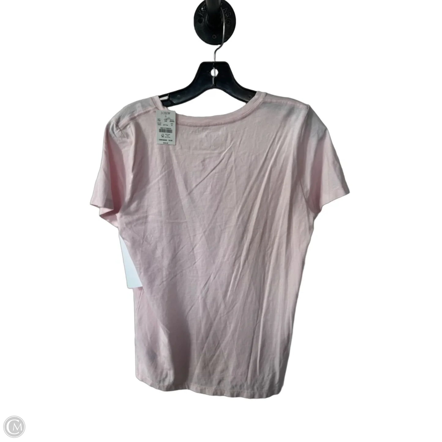 Top Short Sleeve Basic By J. Crew In Pink, Size: M