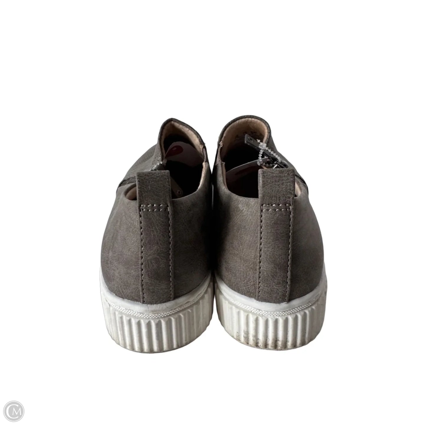 Shoes Sneakers By Natural Soul In Brown & Grey, Size: 8