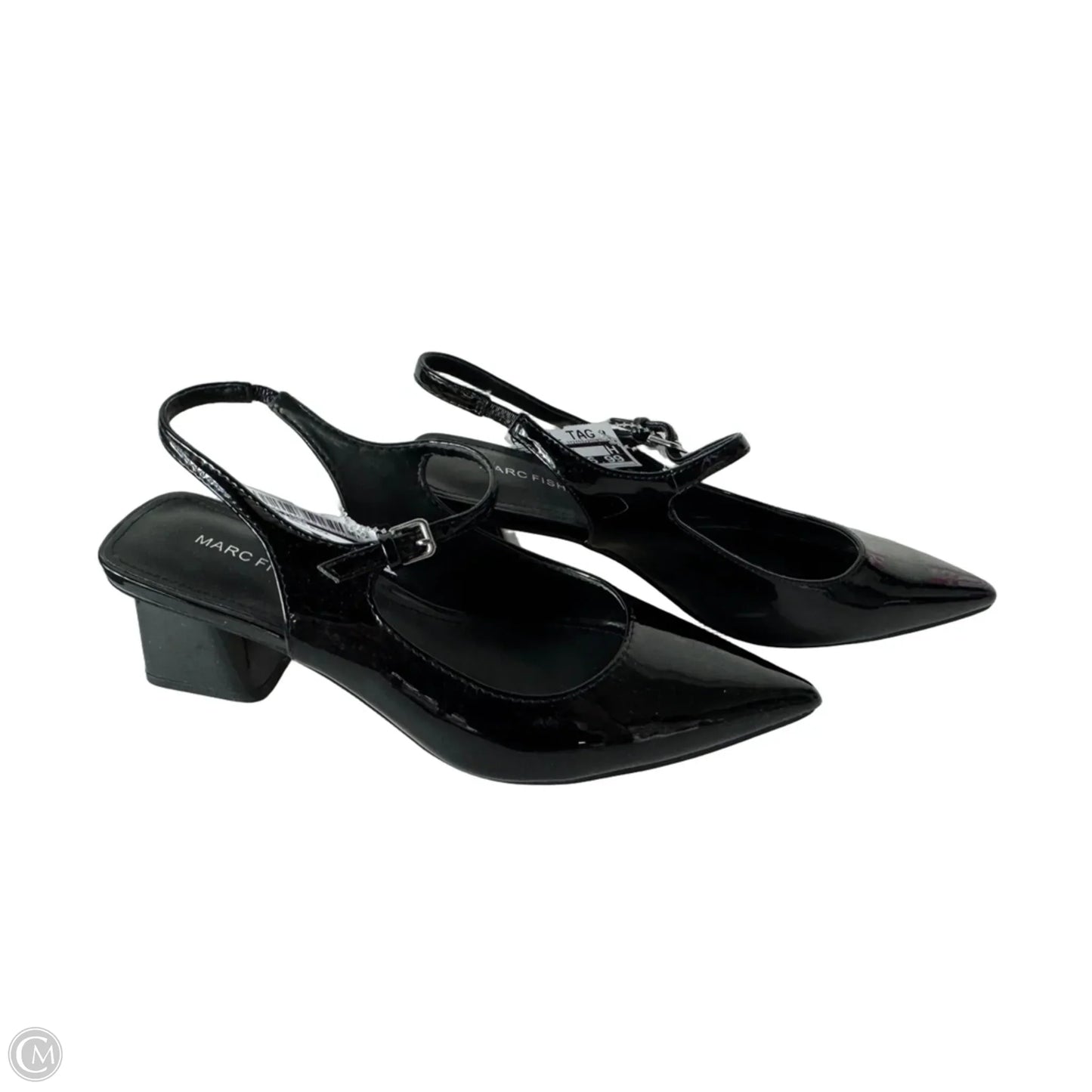 Shoes Heels Block By Marc Fisher In Black, Size: 8
