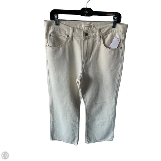 Jeans Boot Cut By Levis In Cream Denim, Size: 8