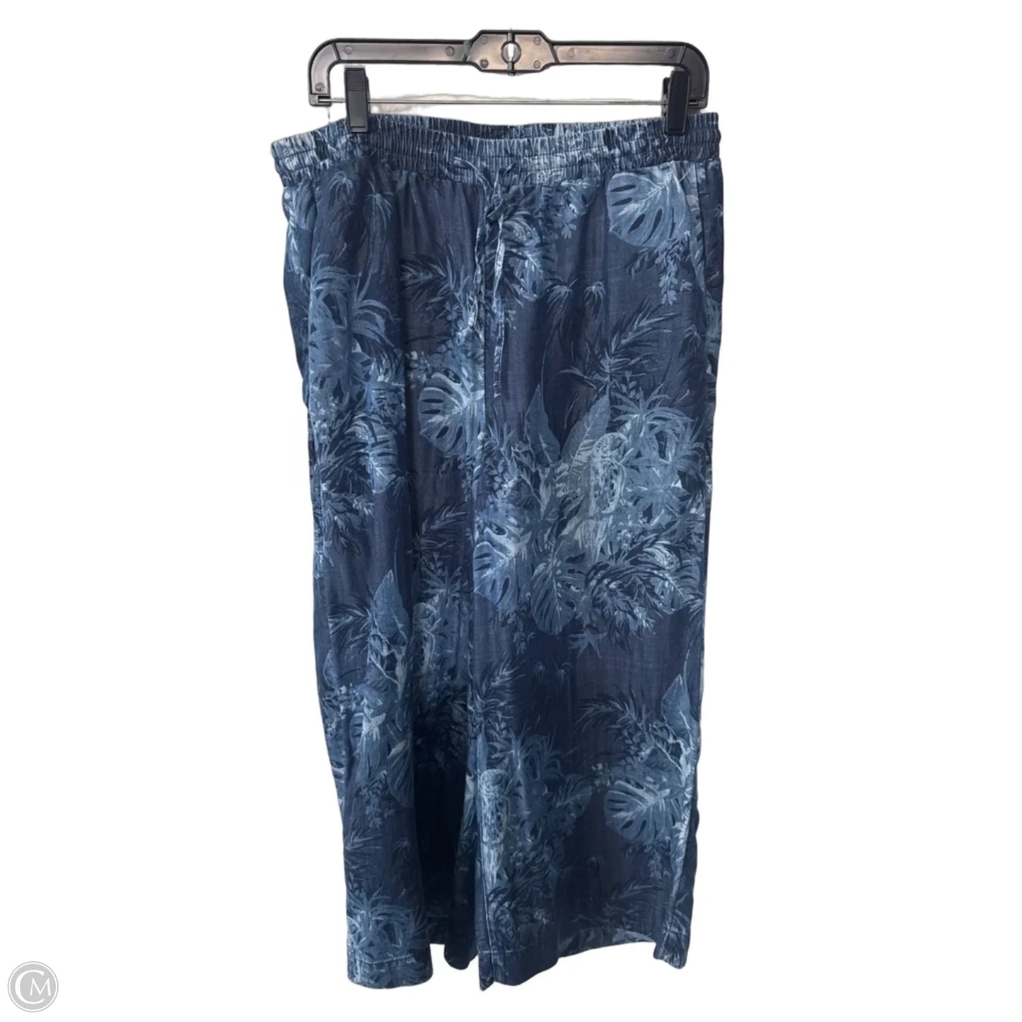 Pants Linen By Chicos In Blue, Size: 10