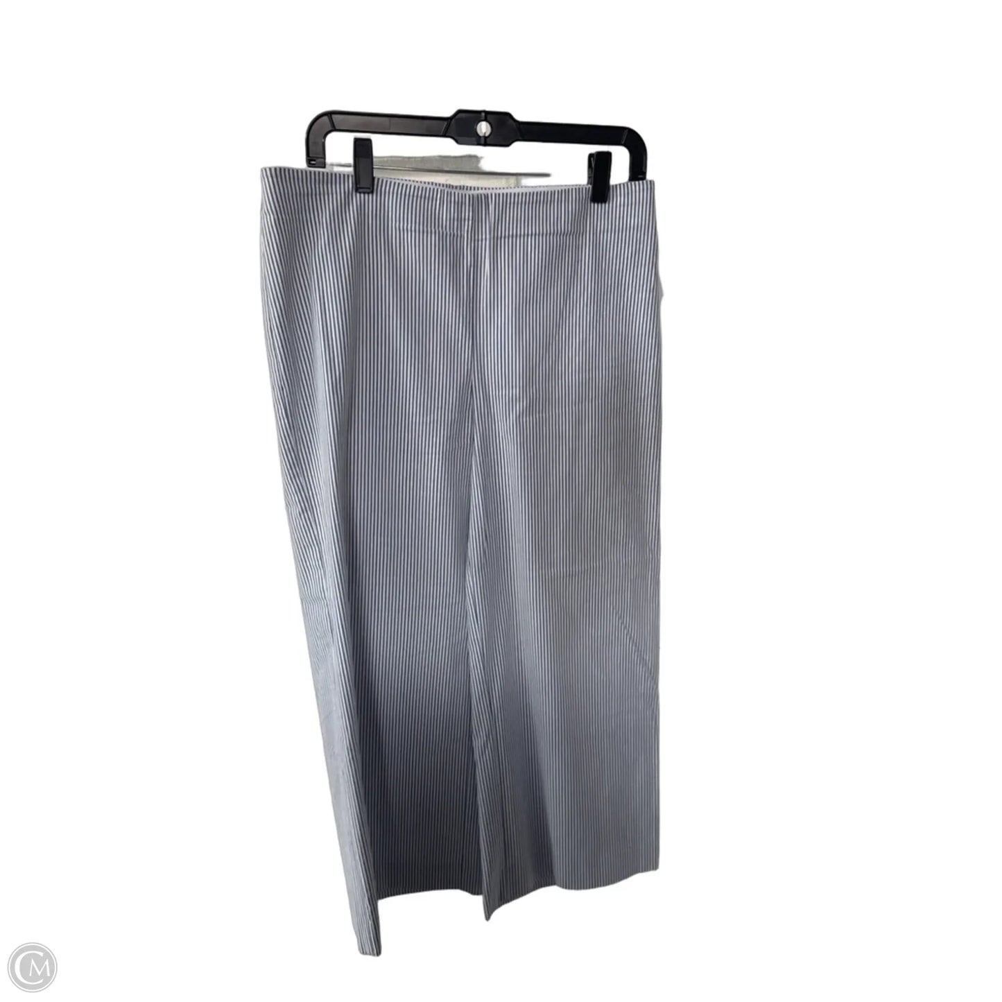 Pants Cropped By Chicos In Blue & White, Size: 8