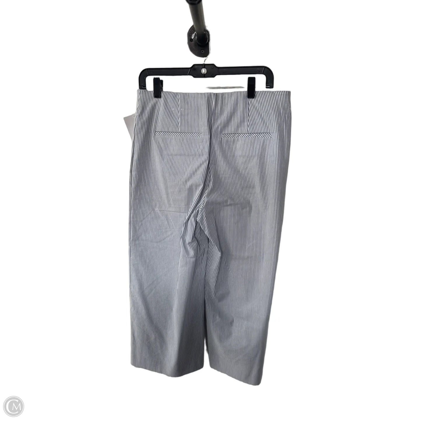Pants Cropped By Chicos In Blue & White, Size: 8