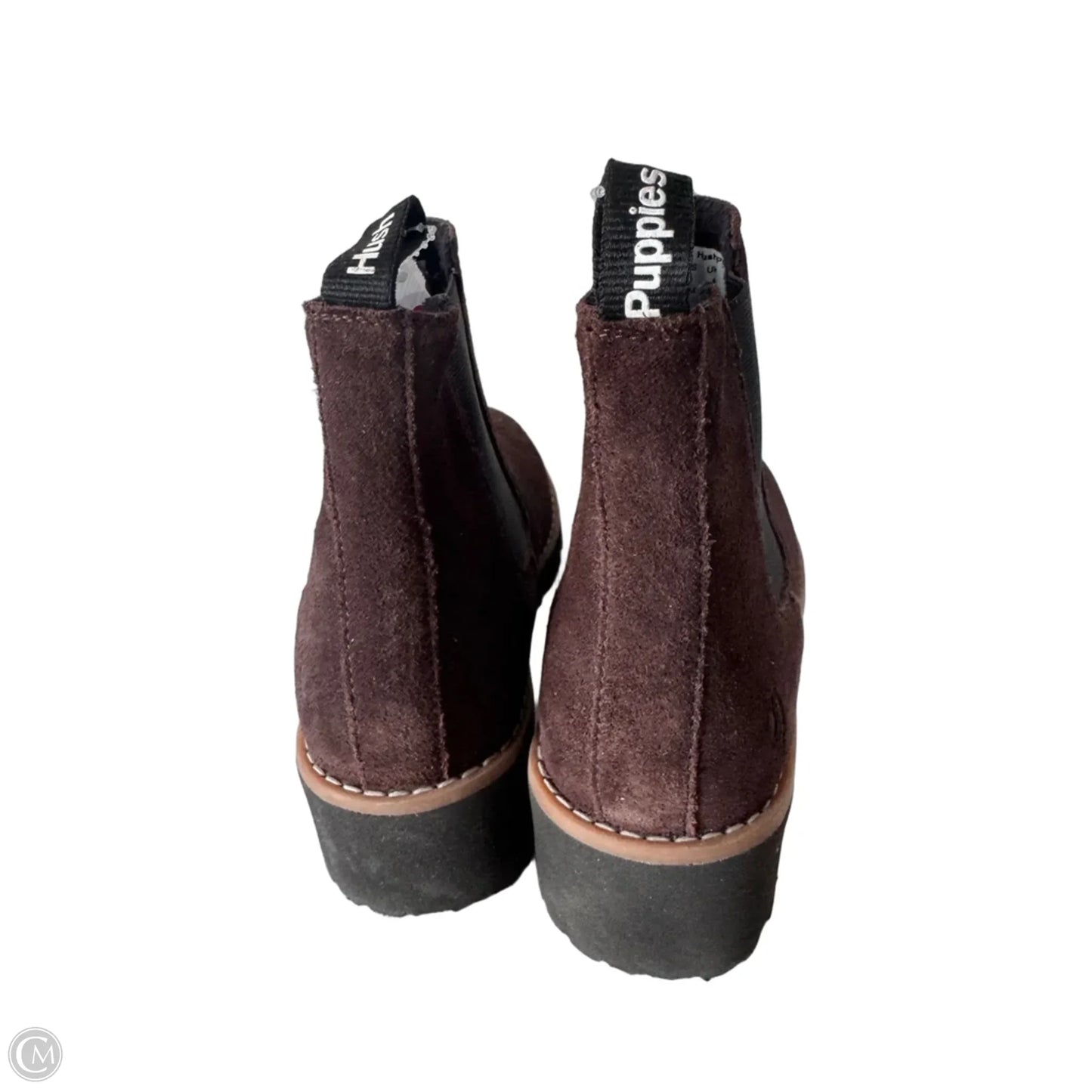 Boots Ankle Flats By Hush Puppies In Brown, Size: 6