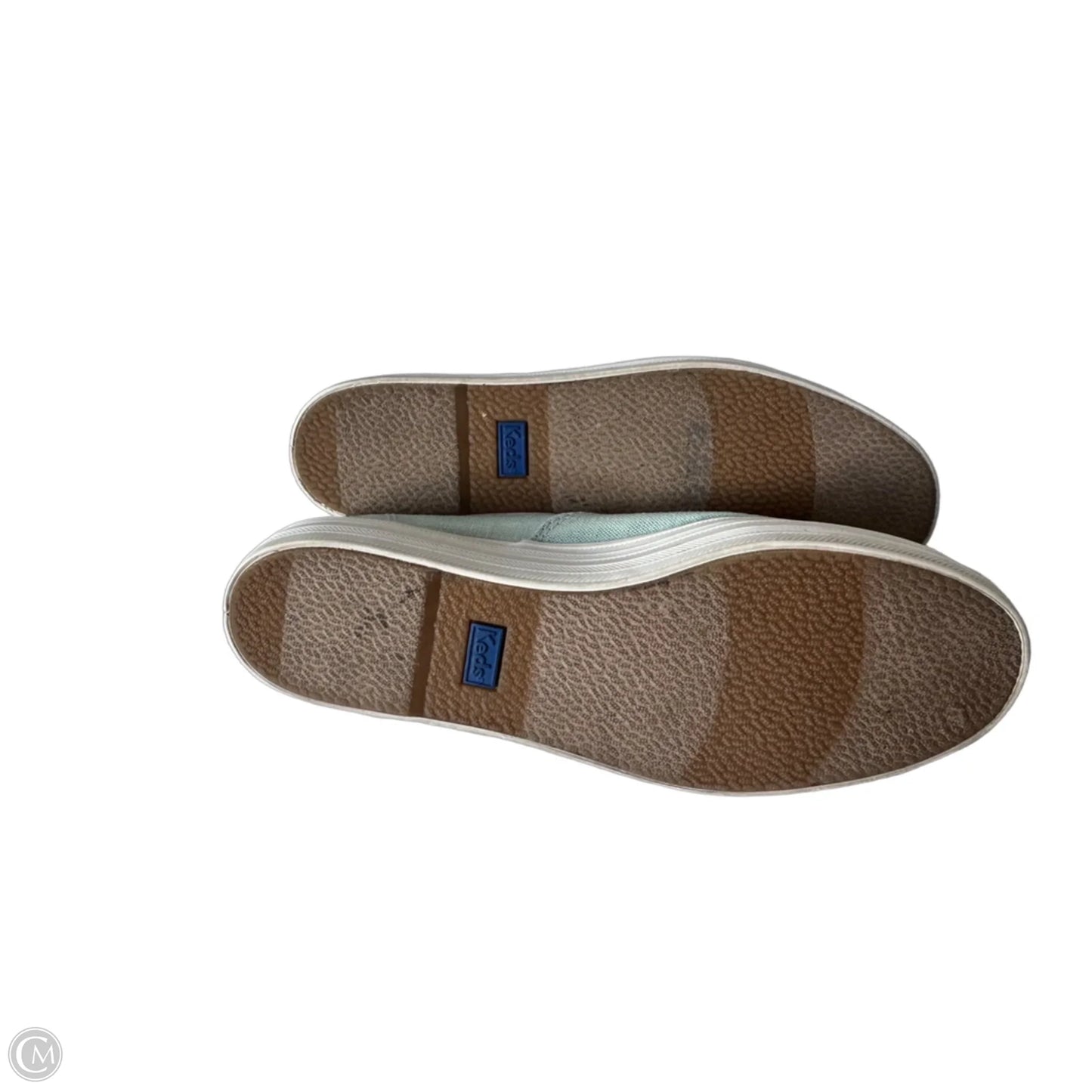 Shoes Sneakers Platform By Keds In Blue & Gold, Size: 6