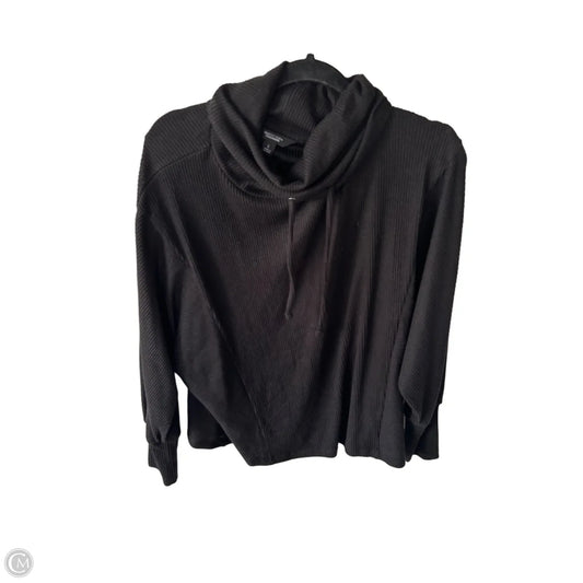 Top Long Sleeve By Simply Vera In Black, Size: L