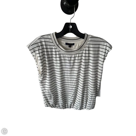 Top Sleeveless By Skies Are Blue In Black & White, Size: S