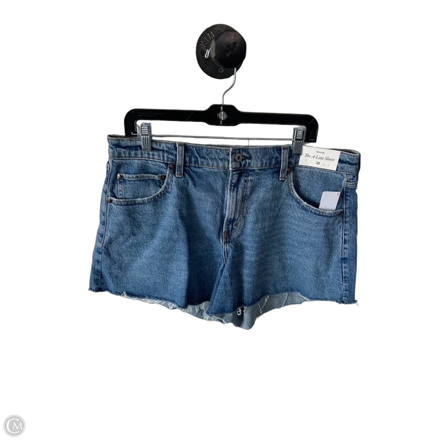 Shorts By Abercrombie And Fitch In Blue Denim, Size: 14