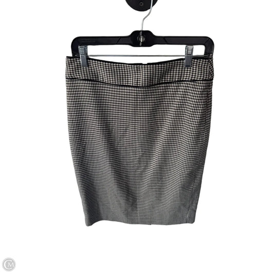 Skirt Mini & Short By Banana Republic In Black & Cream, Size: 4