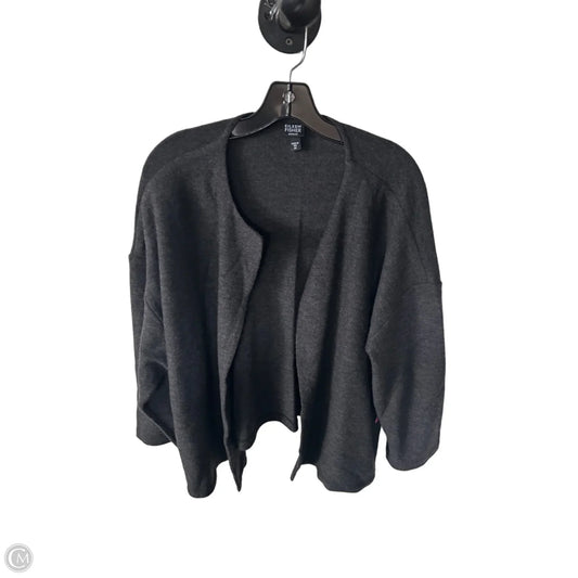 Sweater Cardigan By Eileen Fisher In Grey, Size: 1x