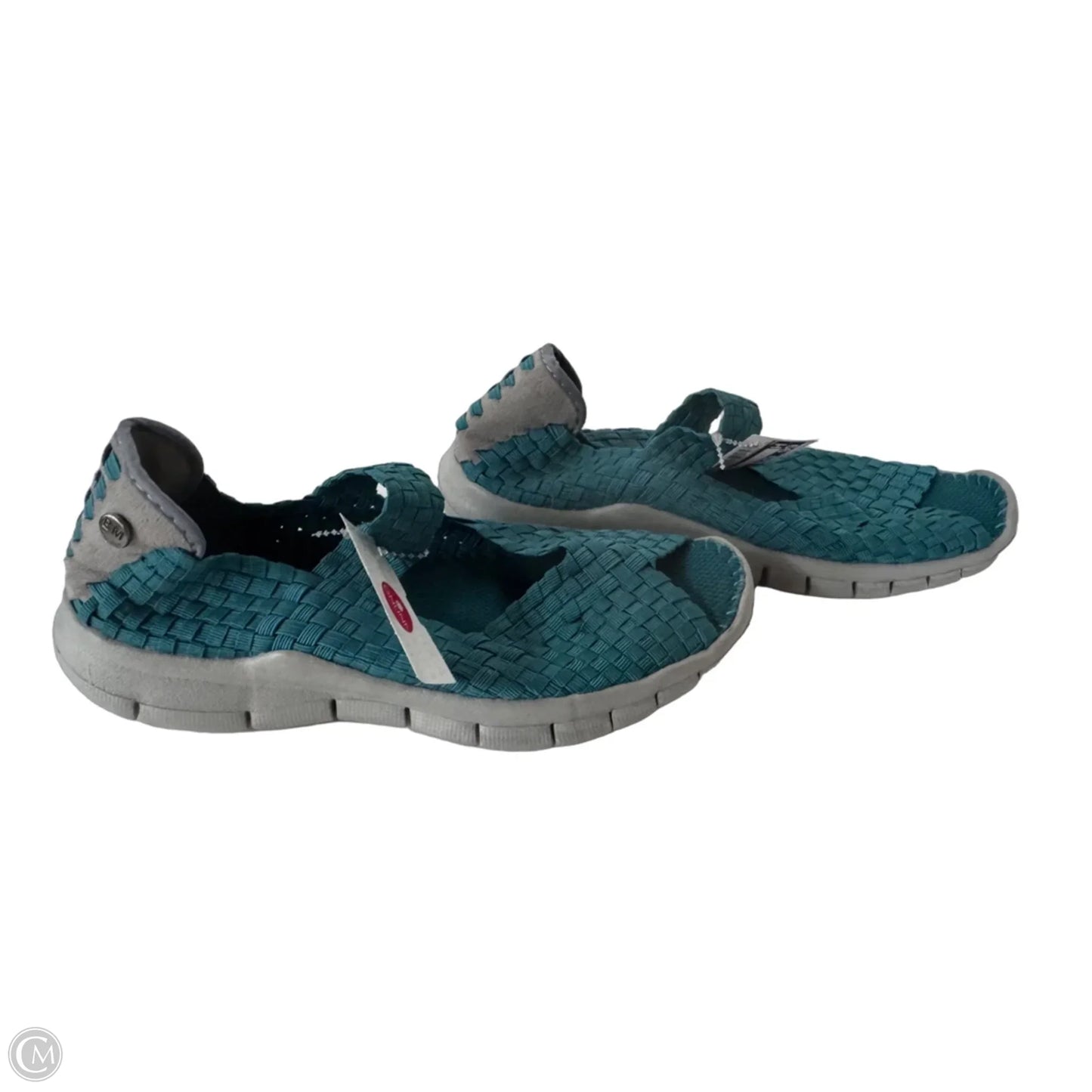 Sandals Flats By Bernie Mev In Teal, Size: 6.5