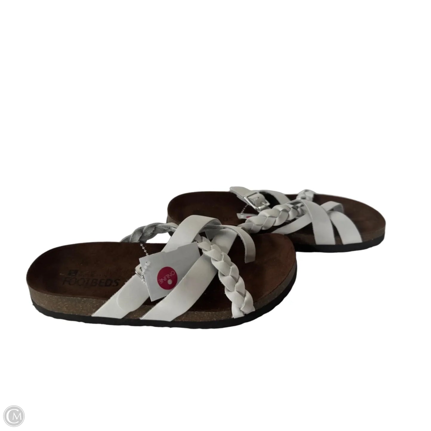 Sandals Flats By White Mountain In White, Size: 7