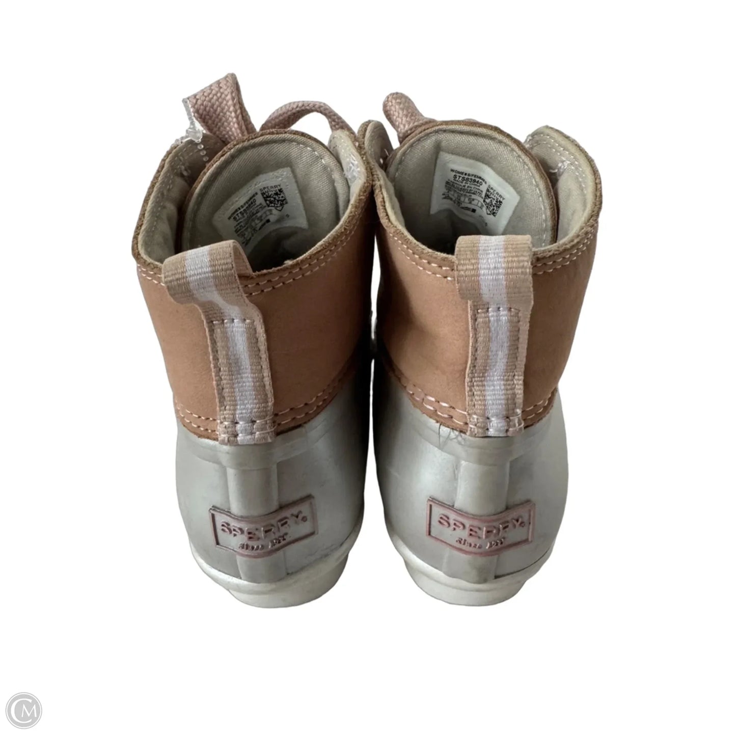 Boots Snow By Sperry In Silver & Tan, Size: 6
