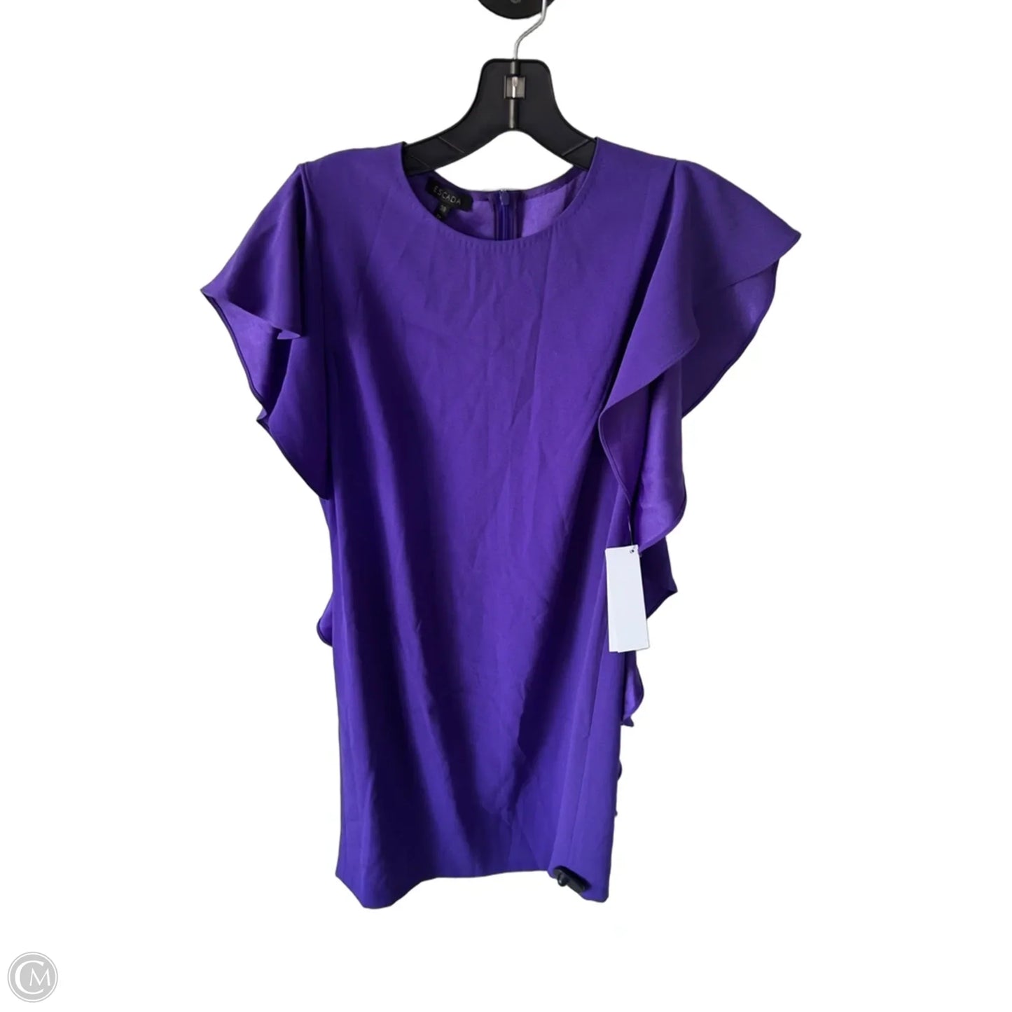 Dress Designer By Escada In Purple, Size: S