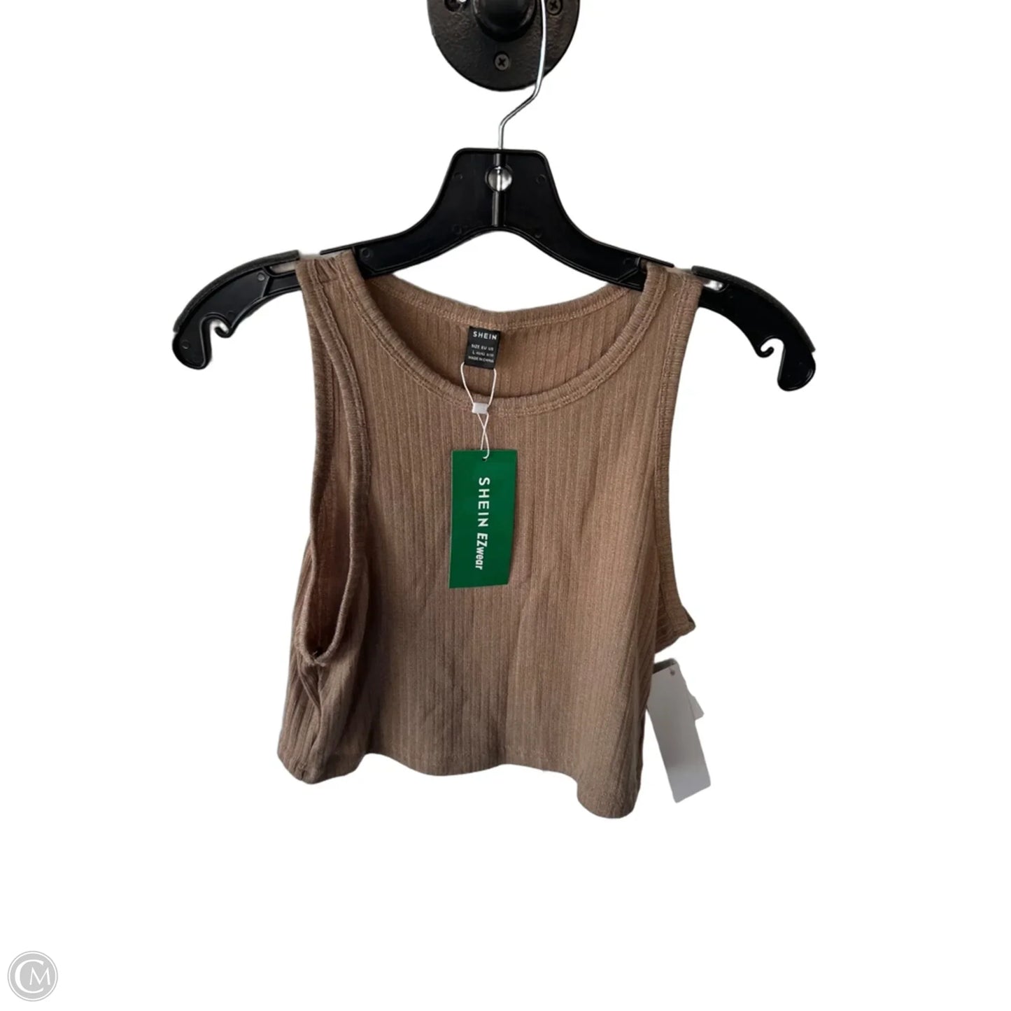 Tank Top By Shein In Brown, Size: M