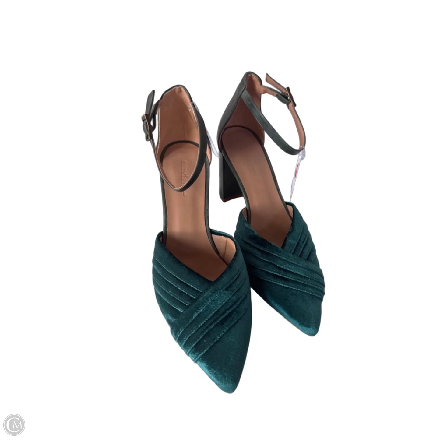 Shoes Heels Block By Sundance In Green, Size: 8.5