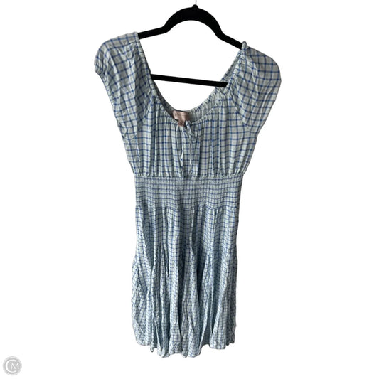 Dress Casual Midi By Philosophy In Blue & White, Size: L