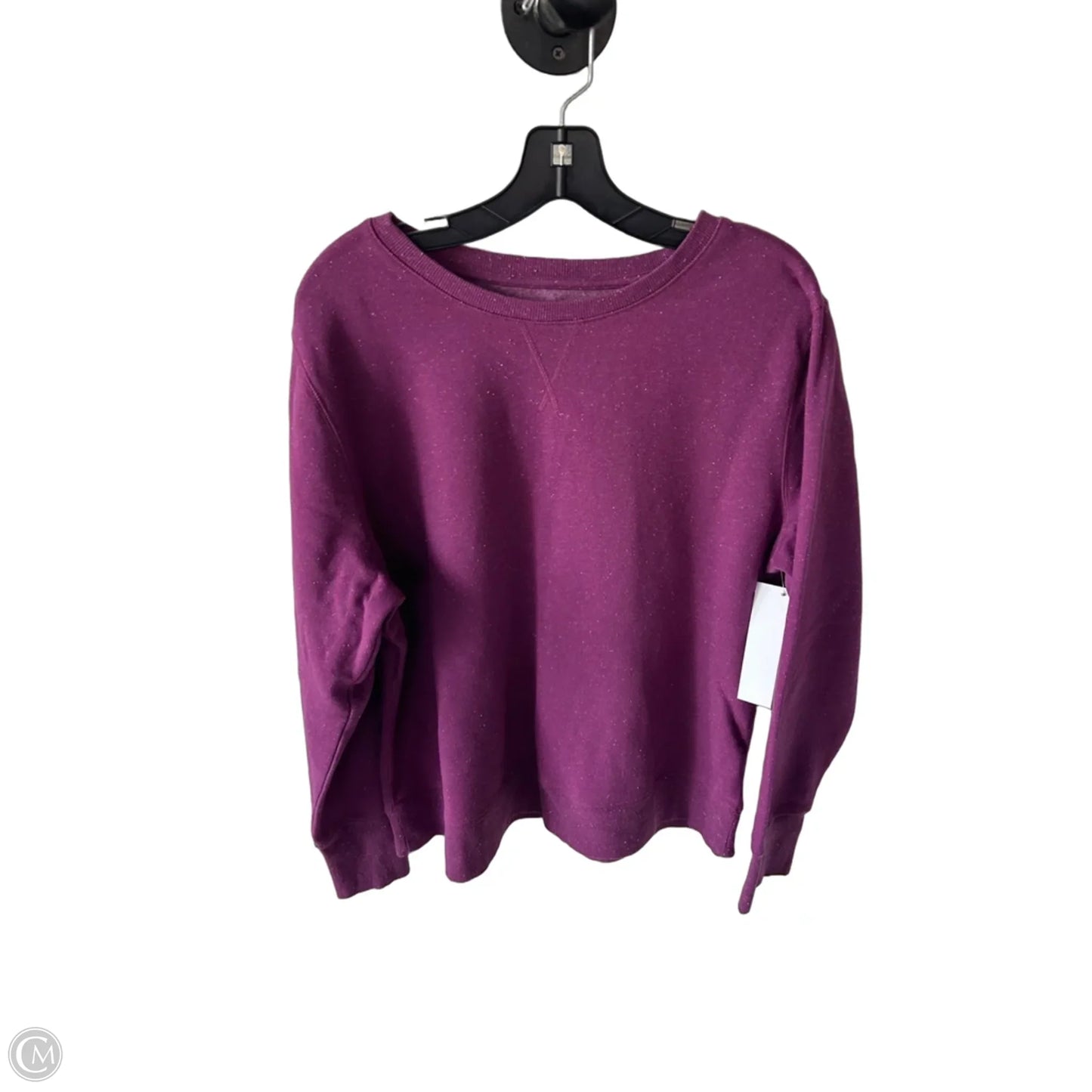 Sweatshirt Crewneck By Tek Gear In Purple, Size: Xxl