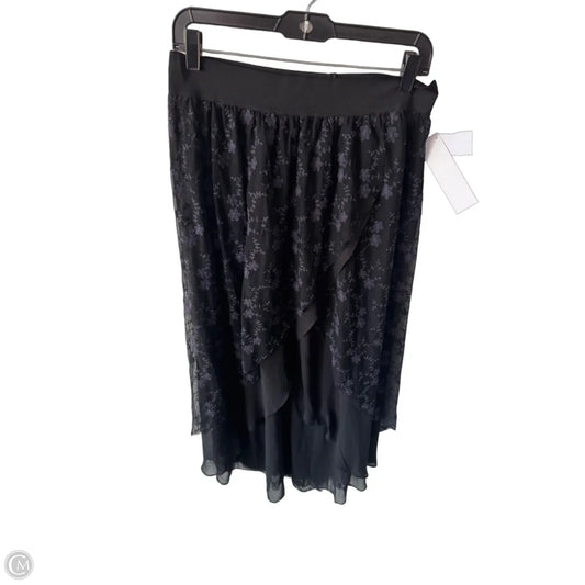 Skirt Midi By Free People In Black & Purple, Size: L