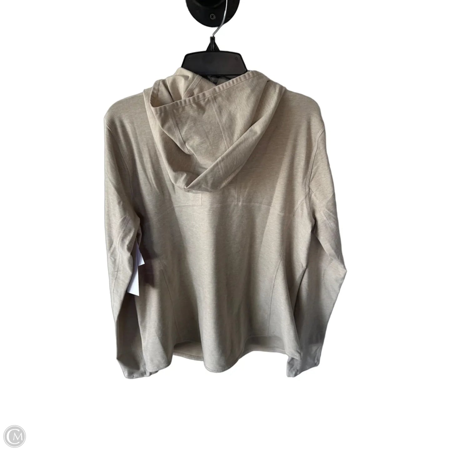 Sweatshirt Collar By Duluth Trading In Tan, Size: L