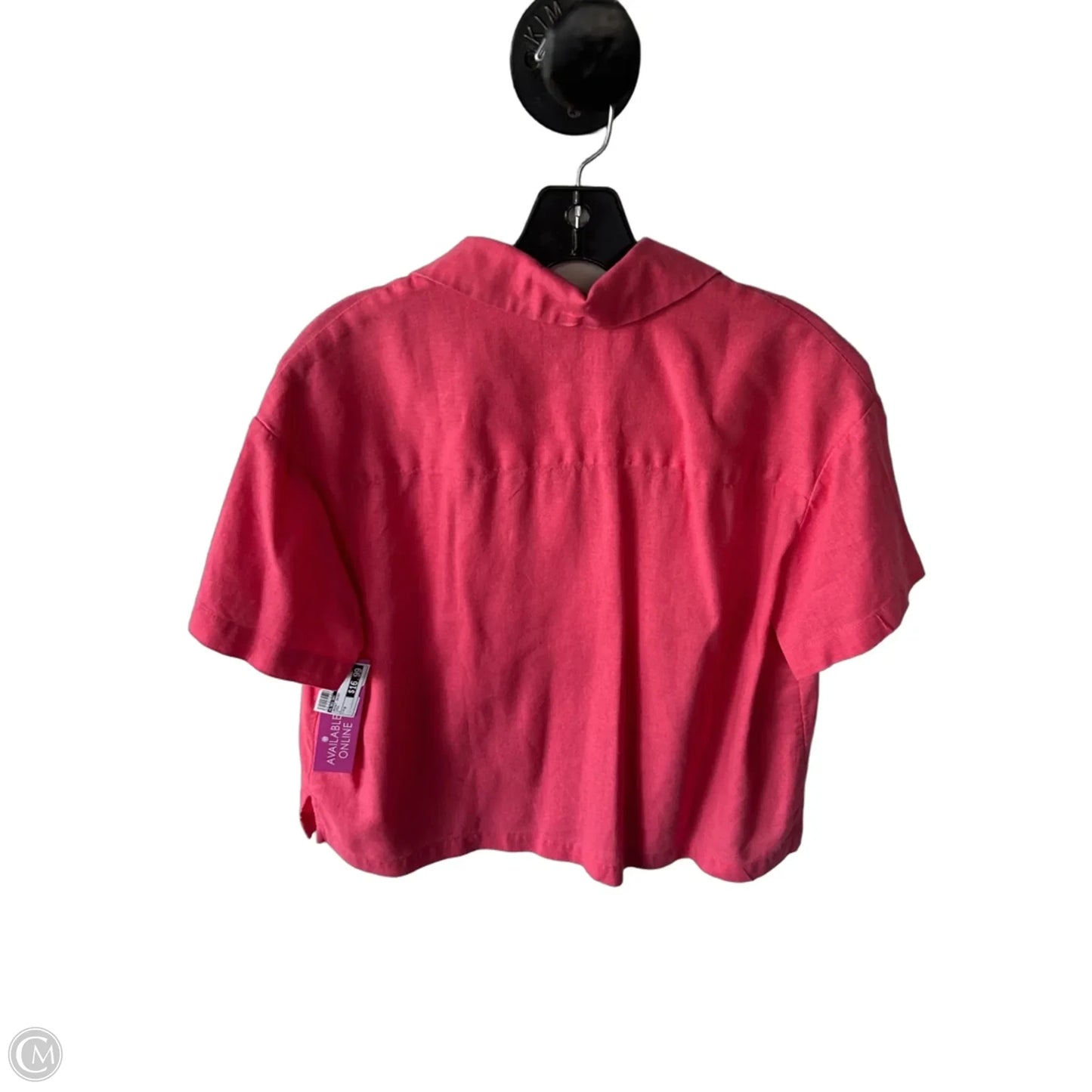 Jacket Shirt By A New Day In Coral, Size: M