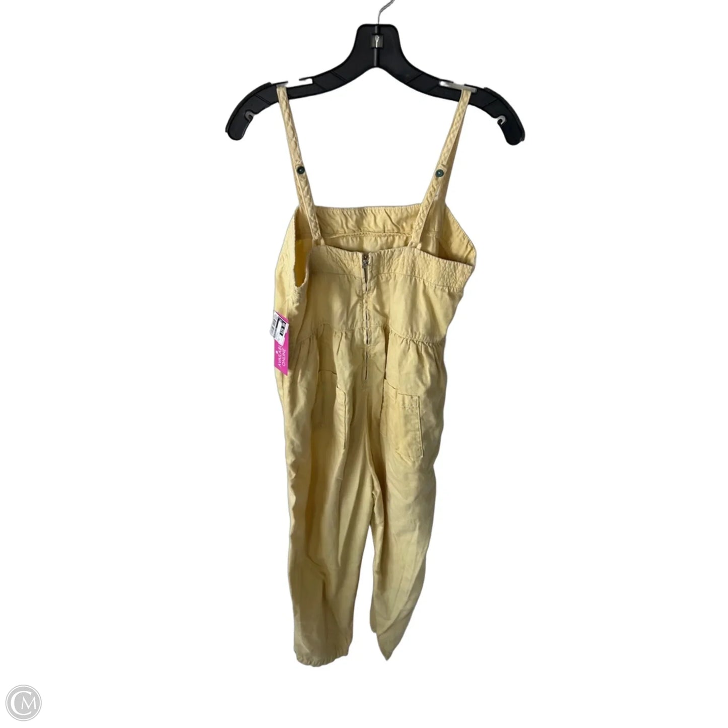 Jumpsuit By Anthropologie In Yellow Denim, Size: S