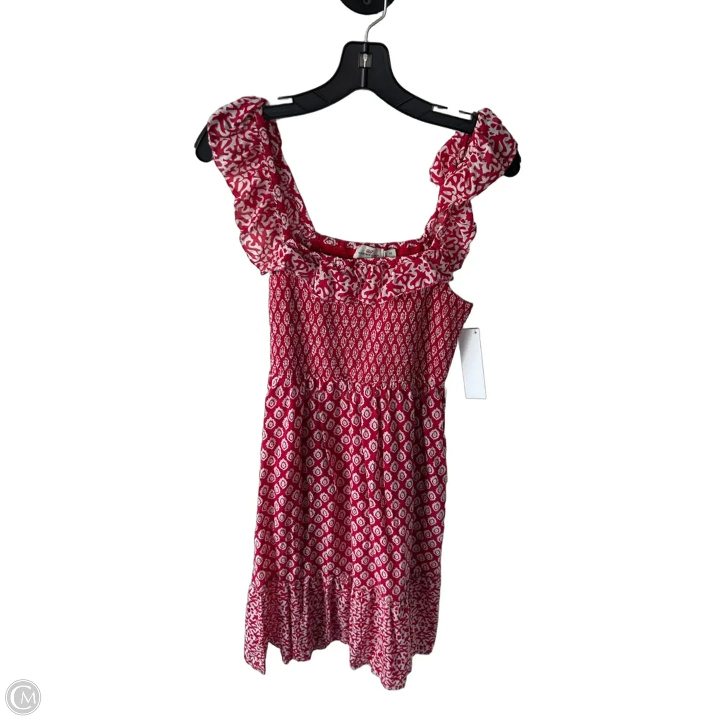 Dress Casual Midi By Vineyard Vines In Red, Size: Xs